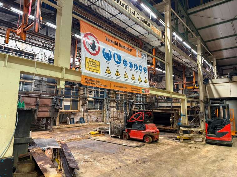 NELO-Baustelle in Betrieb – NELO Metals