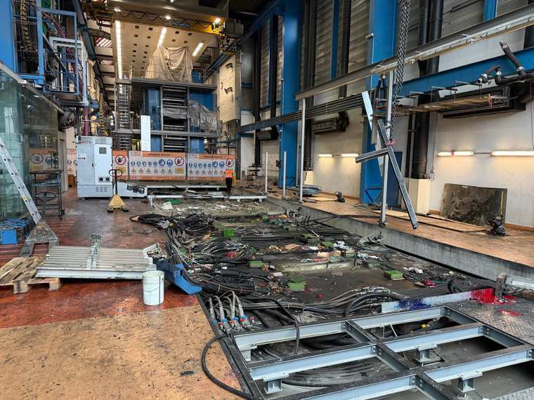 Demontage Produktionslinie – NELO Metals